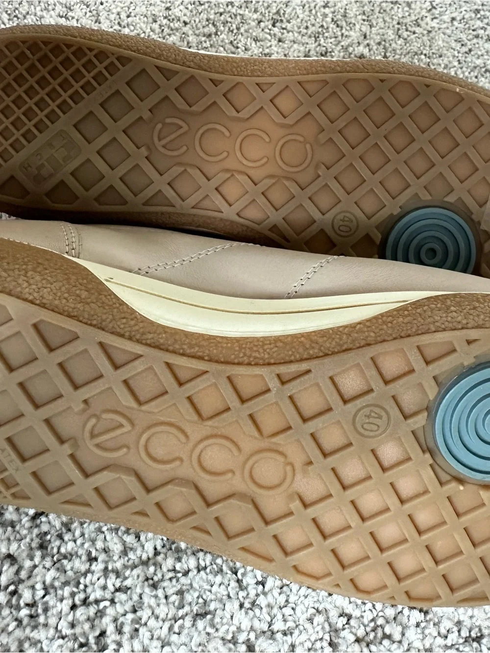 Ecco Women's Lace-Up Sneakers in Light Taupe